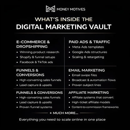 Money Motives™ Digital Marketing Resource Vault